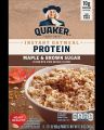 QUAKER INSTANT OATMEAL PROTIEN MAPLE BROWN SUGAR 228G. 