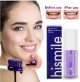 Hismile V34 Purple Toothpaste – Colour Corrector & Teeth Whitening Booster for Yellow Stains (30ml). 