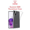 YOUKSH Samsung Galaxy S20 Transparent Case - Samsung Galaxy S20 Transparent Jelly Back Cover - Samsung Galaxy S20 Soft Shock Proof Transparent Back Pouch - Samsung Galaxy S20 Crystal Clear Cover.. 