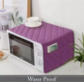 Oven Cover Microwave Dust Cover Waterproof Double Pocket Storage Bag Microwave oven cover Size 17x45 inches. 