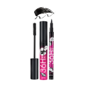 Pack Of 2 Thick Curling Mascara and Liquid Eyeliner Set Waterproof Mascara Eyeliner pen. 