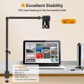 Ulanzi VIJIM LS08 Flexible Overhead Camera Mount Desk Stand, Webcam Stand Microphone Boom Arm Tabletop Photography Videography Live Stream Table clamp Mount. 