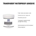 Jaysuing Transparent Waterproof Glue Plus Brush Waterproof Leakproof Water-Based Sealant Anti-Leakage with Brush. 