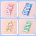 Cartoon sticky notes student multi-functional mark classification index sticker office message note N times sticker note pad. 