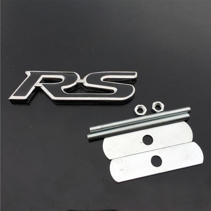 【Daily Necessities For Anyone Store】(NEW)Metal RS Logo Emblem Front Sticker For Etc