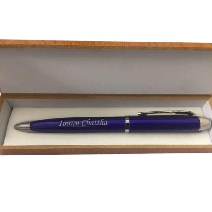 CUSTOMIZED NAME PEN WITH BOX PACKING (PERFECT GIFT TO SEND YOUR GIRL FRIEND , WIFE, MOTHER , SISTER, FATHER , HUSBAND , FIANCE OR ANY ONE)