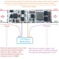 2024 3A UPS Module 5V 6V 9V 12V 15V 24V 15W 3.7V 4.2V Li-on Li-po Lithium Battery Charge and Discharge Board for WIFI Network Router Myhappinessisyou. 
