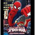 Coloring Book Spider man Super Hero Color & Painting Activity For Kids. 