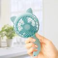 3 Colors Portable Handheld Fan Hand Pressure Fan Mini Portable Fan Without Battery Household Cute Fan Cooling Cartoon Held Fan. 