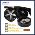 Portable Barbeque Air Blower with Manual Handle Speed Control and Metal Fan Blade for Outdoor Barbecue Fire Bellow, Camping and Hiking Picnic KS. 