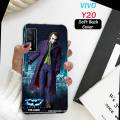 Vivo_Y20 Mobile Cover For Boys - The Joker Soft Case Cover. 