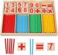 Digital Stick Montessori Teaching Aid Children Learning Math Wooden Educational Toys Mathematics Knowledge Math Toy. 