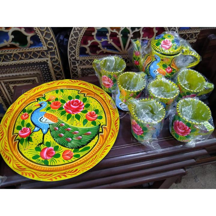 Chenuk Chenuk Truck Art (kettle) set 8 pcs set / Handicraft / HandPainted ...