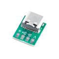 2Pcs USB 3.1 Type C Connector 16 Pin Test P.C.B Board A Adapter 16P Connector Socket For Data Line Wire Cable Transfer. 