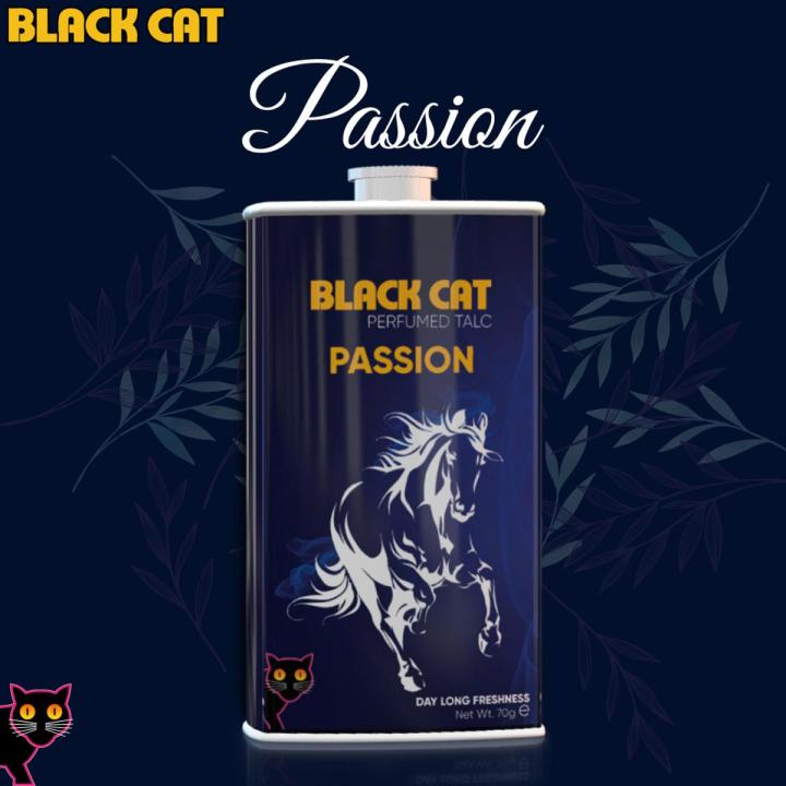 Black Cat Passion Perfumed Talc Powder (Small) 70g
