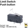Limit Switch Push button Switch Toggle | Mouse / Micro Switch | limit button - 10A 125-250V AC DC. 
