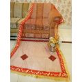 Bridal Embroidered Qubool Hai Net Nikkah Dupatta - Nikkah Bridal Dupatta with 4 Sided Qabool Hai Lace along with 4 side heavy Kiran lace - Qubool Hai Dupatta. 