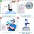 FRAKIN Portable Water Bottle Pump, Universal Bottle Electric Water Dispenser with Switch and USB Charging, for Camping, Kitchen, Workshop. 