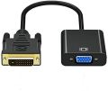 25CM Active Dual link DVI to VGA converter DVI-D (24+1) male to VGA FEMALE  Video Cable Adapter. 
