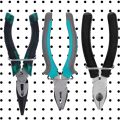 30Pcs Pegboard Plier Holders, Stainless Steel Double Loop Pegboard Hooks Accessories Shelving Display Hooks for Store. 