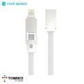 Rock Space Wireless EnFree Gift Set For IPhone X ( Wireless Charger + Protection Case + Glass Protector + Data Cable ). 