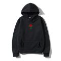Harajuku Hoodie Sweatshirt Men Fashion Streetwear Rose flower Print Hoodies Tops Pullover mens hoody Hooded Sweatshirt clothes. 