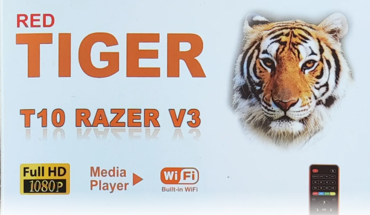 Tiger T10 Razer V3 Forever Receiver 12 Month Full HD 1080P Built-in Wi-Fi TV Receiver