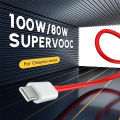 Original 100W 80W Supervooc Fast Charger Cable USB Type C 8A Warp Charge Cord For Oneplus 12R 12 11 11R 10 Pro Ace 3 2 Nord N30. 