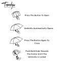 TRENDZIO Umbrella Fully Automatic Open Close Umbrella Waterproof Wind Resistant 8 Strong Ribs Umbrella for Rain and Sun Protection Umbrella for Men Women. 