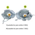 Cute Cat Hat Funny Pets Party Cosplay Headwear Hand-made Knitting Puppy Caps Elastic Dog Kitten Hat Decoration. 