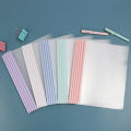 Clear Folder with Sliders 10 Pcs Clear Report Covers with Sliding Bar A4/letter Size No Punching Required Thickened Drawbar Folder Convenient Document Protection for Southeast Asian for Documents. 