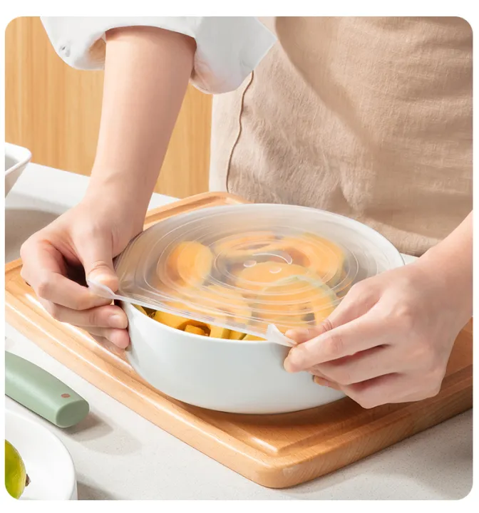 6pcs%20Universal%20Food%20Silicone%20Cover%20Silicone%20Stretch%20Lids%20for%20Bowl,%20Cup,%20Pot,%20Pan,%20Dish,%20Food%20Covers,%20Flexible%20Silicone%20Lids%20Food%20Wrap%20Apply%20to%20All%20Kinds%20of%20Food%20Storage%20Container.%20-%20Image%203