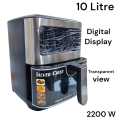 SILVER CREST AIR FRYER 6 / 7.5 / 8 / 10 LITERS DIGITAL TOUCH CONTROL MULTIFUNCTION 1400 watts. 