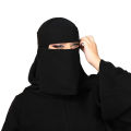 Saudi Niqab, Kashkaa Ready-to-Wear Hijab, Extra Small, High-Quality Shiffon Fabric, Comfortable Design. 