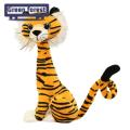 Green forest Animal Plush Doll Built-in Plastic Steel Cute Stuffed Tiger Cat Puppy Lion Toy. 