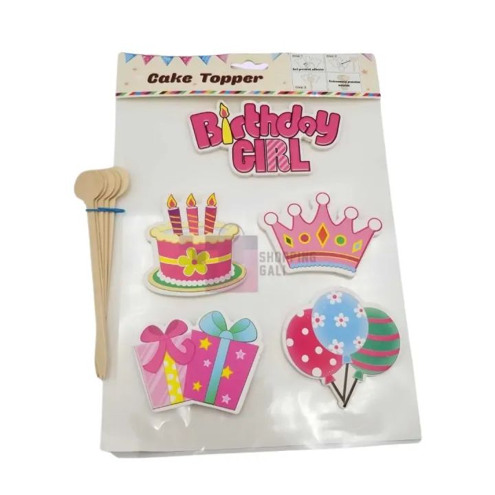 Birthday%20Girl%20Cake%20Toppers%20-%20Pack%20Of%205%20Cake%20Toppers%20With%20Wodden%20Sticks%20%7C%201%20pack%205%20Pcs%20-%20Image%204