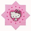 HELLO KITTY THEME NAPKINS - PACK OF 20 NAPKINS - HELLO KITTY NAPKINS. 