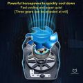 Gaming Phone Cooler Gaming Cooler Pad GP-S06 Rechargeable Mobile Phone Radiator Phone Cooling Pad Mobile Cooler Phone For PUBG lovers. 