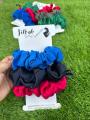 3 IN 1 PACK Silk Satin Scrunchies For girls Hairs & Hand High Quality Hair Tie Elastic Band  Elastic hair Band, Silk Elastic hand Band, Multi colors Poni Multi options Multi variant hair clips for girls  WHOLESALE AVAILABLE. 