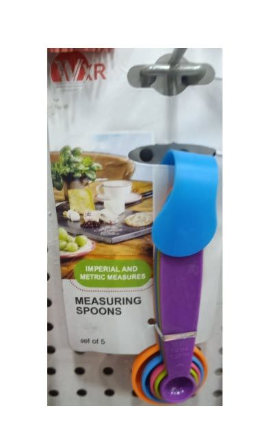 Set of 5 Measuring Spoons Cups Imperial and Metric Measures