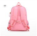 Pink Girls Backpack for School bag kids bag, Children bag, School bag Class 3 to 8 Cute girls bag,  School Stylish bag with Key Chain. 