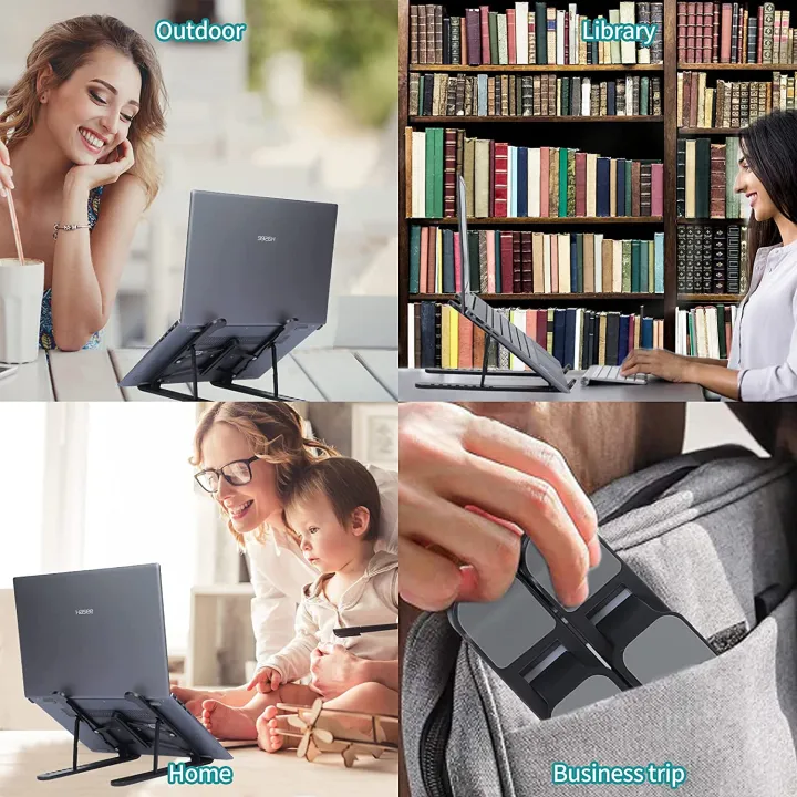 Foldable%20laptop%20stand%20for%20bed%20lightweight%20ventilate%20portable%20laptop%20stand%20with%207-Level%20adjustable%20Height%20%20for%2011%20-%2015%20Inch%20notebook%20stand%20ABS%20High%20Quality%20plastic%20laptop%20stand%20with%20aluminum%20center%20rod%20and%20non-slip%20silicon%20grip.%20-%20Image%206