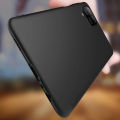 Samsung Galaxy A12 Black Soft Silicon Back Cover. 
