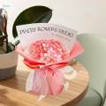 Flower Bouquet Craft Bouquet Making Materials Artificial Flowers Flower Making Set DIY Bouquet Set for Birthday Wedding Party Gift for Women. 
