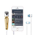 【Sunflower EGR】MAMEN Portable 3.5mm Stereo Studio Mic KTV Karaoke Microphone For Cell Phone Laptop PC 6.7cm*1.7cm Small Mic. 