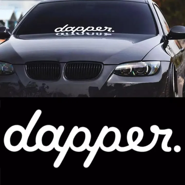 Windshield Rear Window Car Sticker Creativity Car Stickers Dapper PVC Sticker For Car Window Front ...