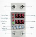 ARIK 63A Adjustable Voltage Protector, Surge Protector, Overload current protector, Muhafiz switch, 2 in 1 Display Digital Voltage and Ampere. 