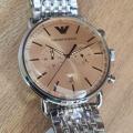 Emporio Armani Wrist Watch For Men Quartz Analog Display Stainless Steel Strap 43mm Watch AR11239. 