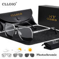 CLLOIO Fashion High Quality Photochromic Sunglasses Men Women Polarized Sun Glasses Chameleon Anti-glare Driving Oculos de sol. 