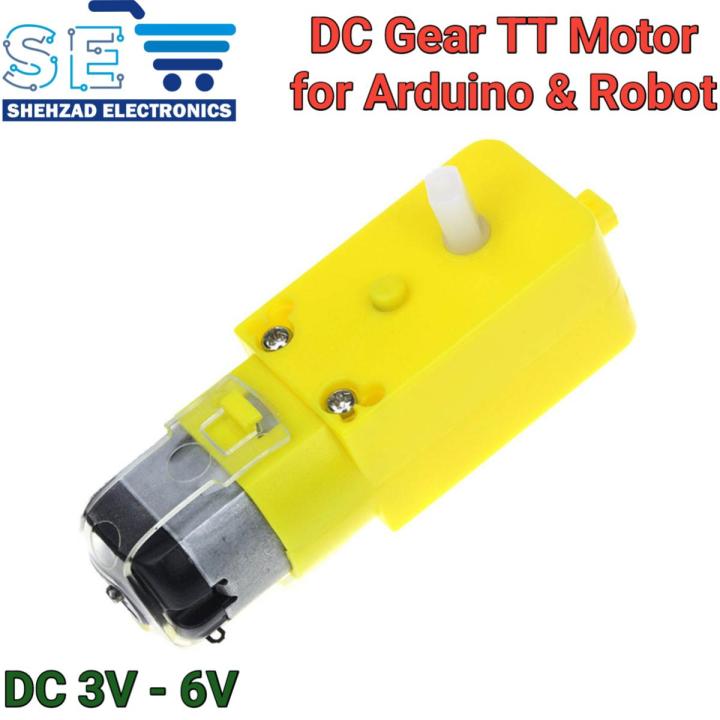 TT Motor single Shaft DC 3V-6V Gear Motor for Smart Car Robot Arduino DIY